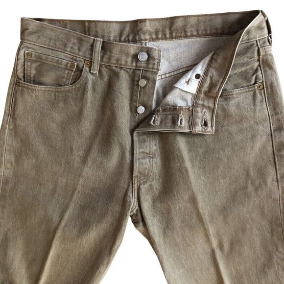 Levi’s 501 XX Button Fly Jeans Mens 36x32 Workwear Durable Denim Straight Leg - Picture 1 of 11